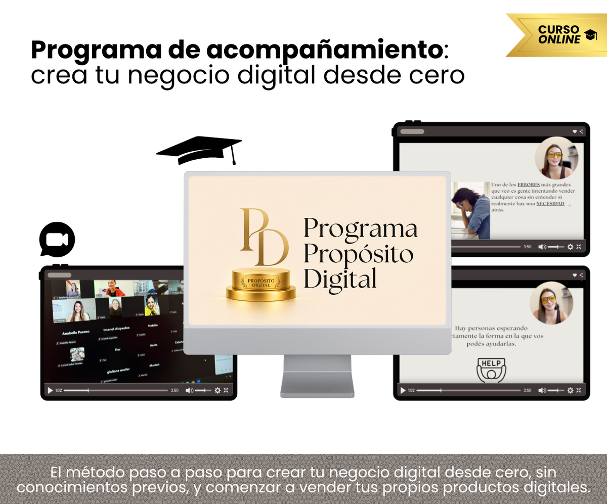 Programa proposito digital - CON ACOMPAÑAMIENTO